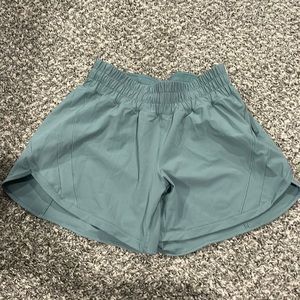 Lululemon Track that 5 inch shorts Tidewater Teal